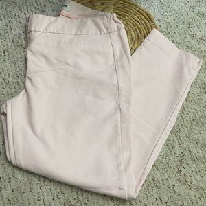 Light Pink Talbots casual pant stretch Sz 14w